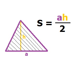 формула площади треугольника